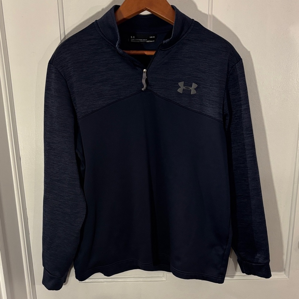 Under Armour Dark Blue Quarter-Zip Pullover